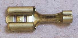 cosse plate 6.35 mm femelle