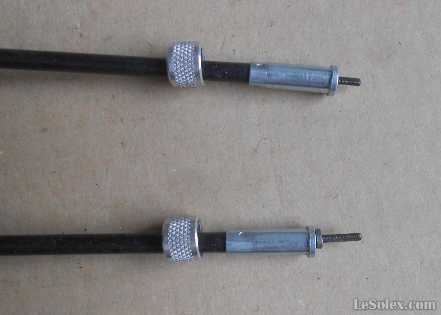 Cable de compteur huret 54.5 cm petit carr&eacute;