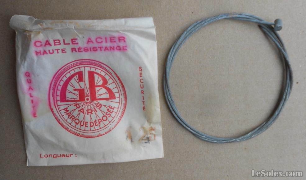 cable frein avant mobylette AV3 1m20