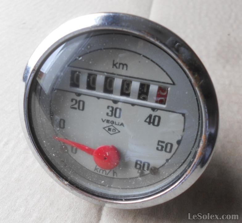 compteur veglia rond moto ancienne