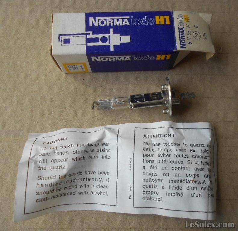 ampoule norma H1 6v 55w