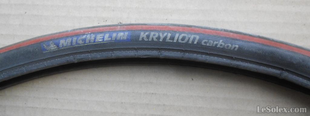 Pneu route velo 700 x23C michelin krylion occasion
