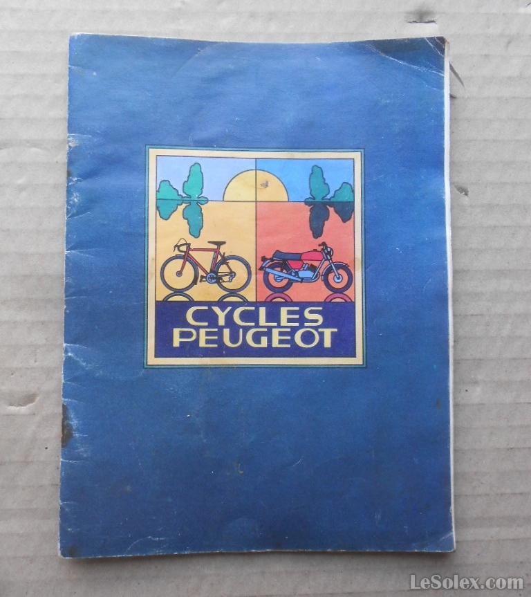Pub peugeot catalogue gamme 1976