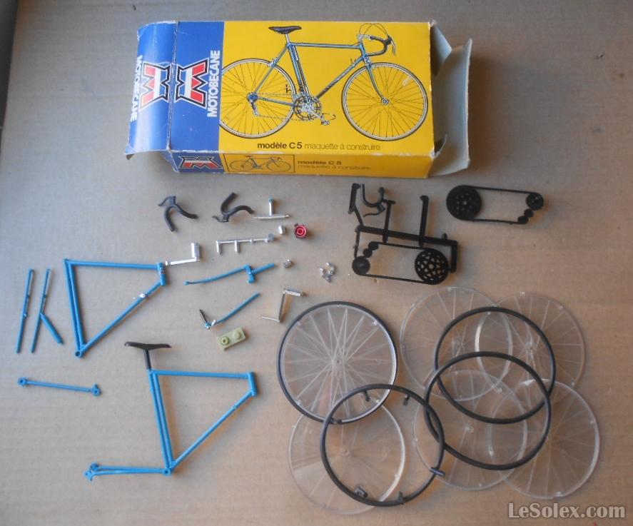 Maquette vélo ancien C5 motobecane