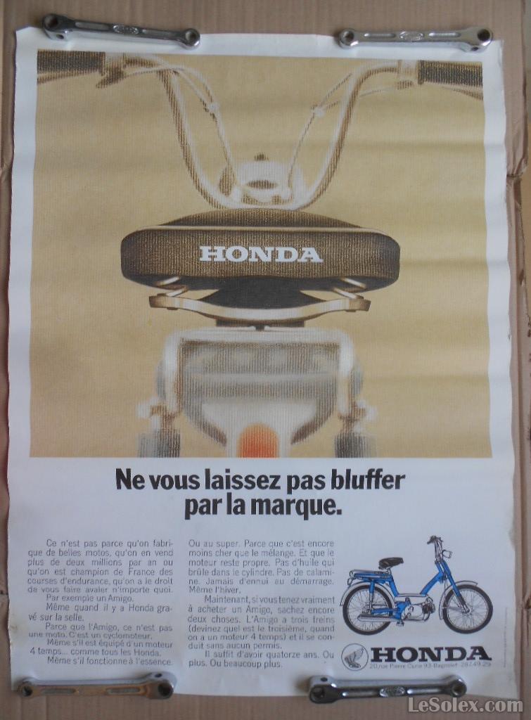 affiche honda amigo selle