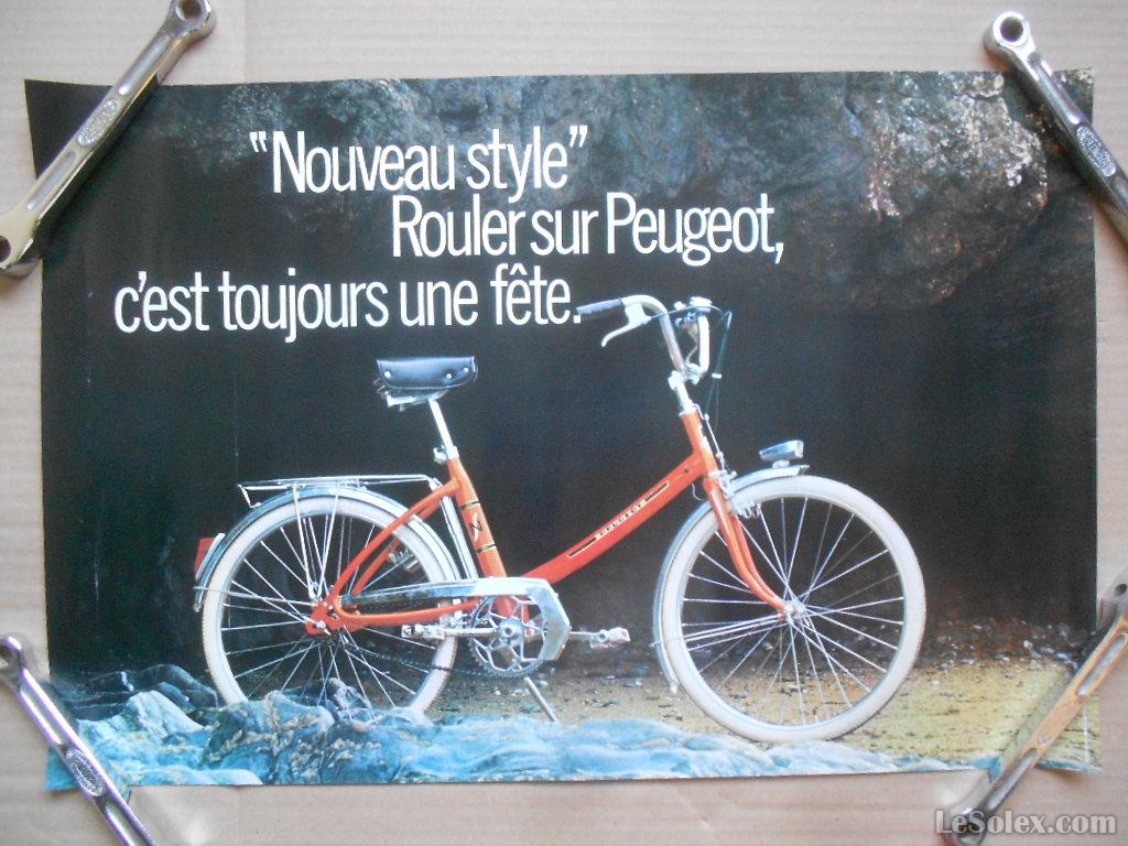 affiche velo peugeot NS