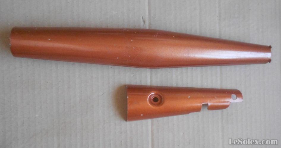 Cache fourche mobylette chaudron gauche