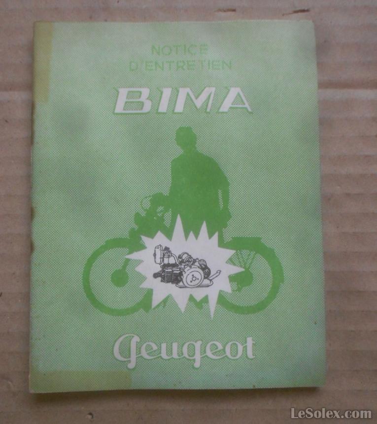 Livret d'entretien peugeot bima