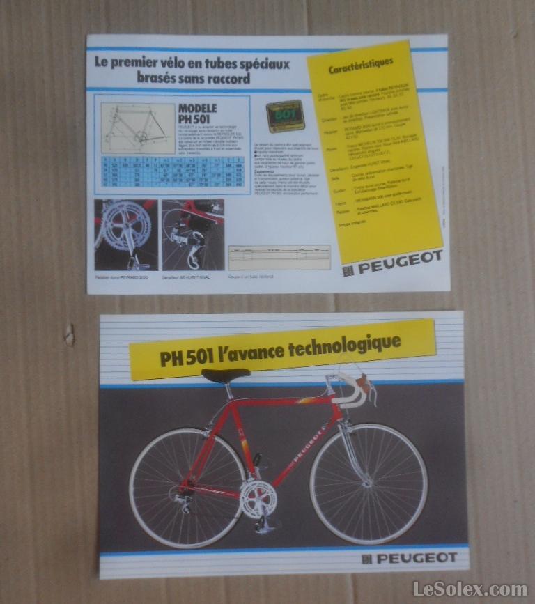 Pub velo peugeot PH501