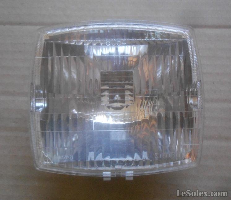 Optique de phare soubitez carré pour peugeot 103