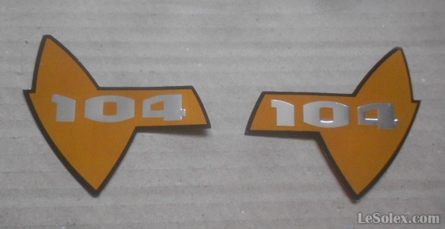 Autocollant reservoir logo peugeot 104 safran