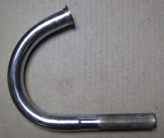 coude echappement motobecane pot ovale