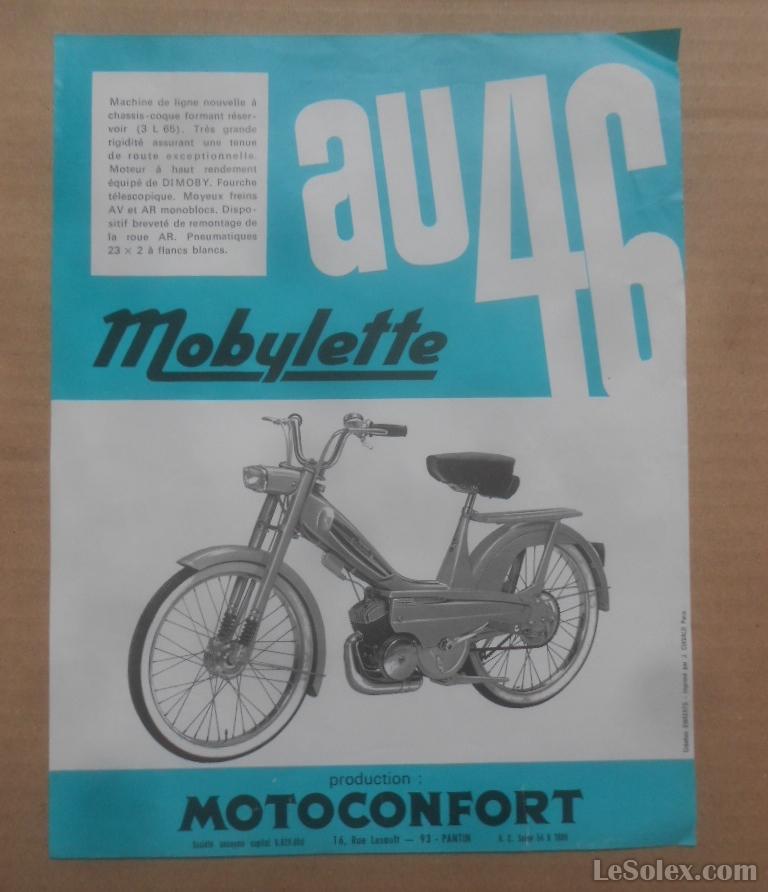 Publicit&eacute; motobecane au46 motoconfort