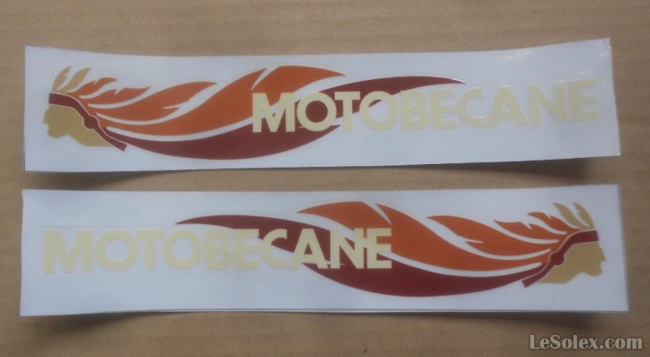 Autocollant motobecane 51 new west