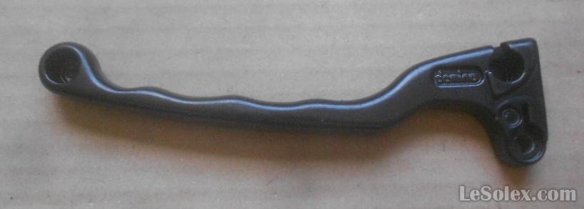 Levier frein alu noir moul&eacute; domino