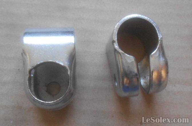 Collier guidon velo pliant à serrage rapide