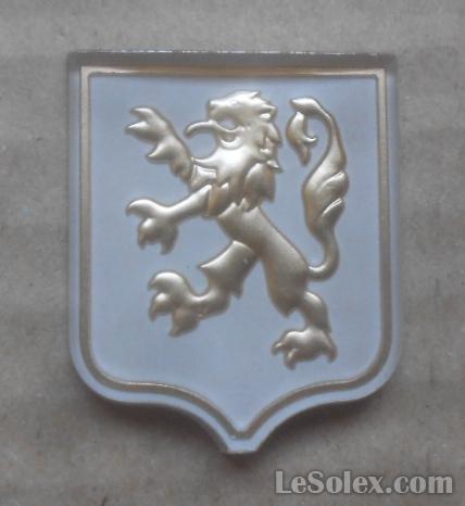 Logo lion blanc et or