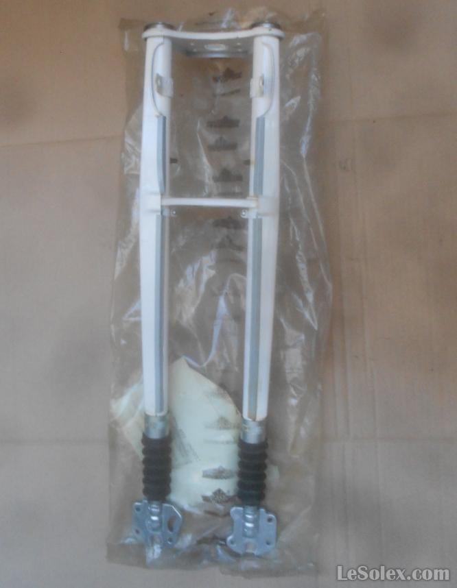 fourche motobecane 50 blanc complete
