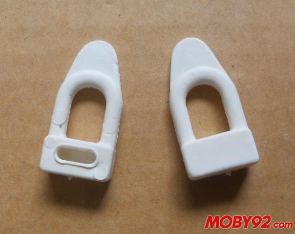 Attache capot volant solex blanc