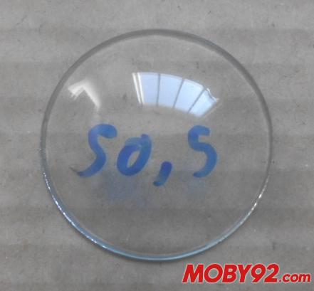 Vitre en verre 50.5 mm