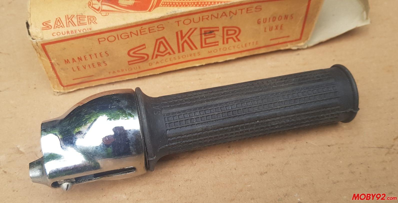 poignée tournante moto saker 120°