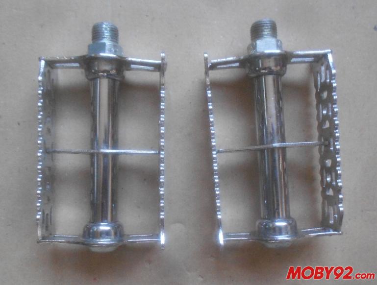 Pedales velo Weco chromé