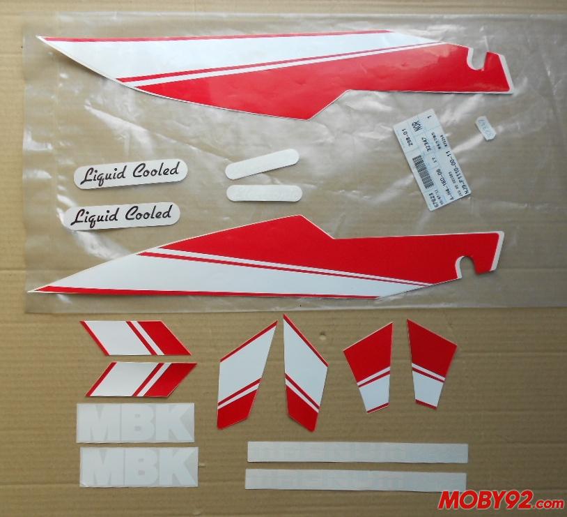 Lot autocollant motobecane mbk 51 magnum