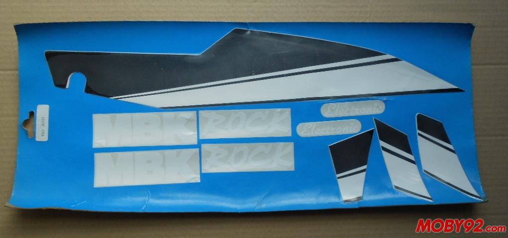 Lot autocollant motobecane mbk 51 rock