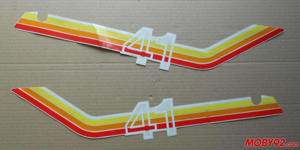 Autocollant 41 motobecane