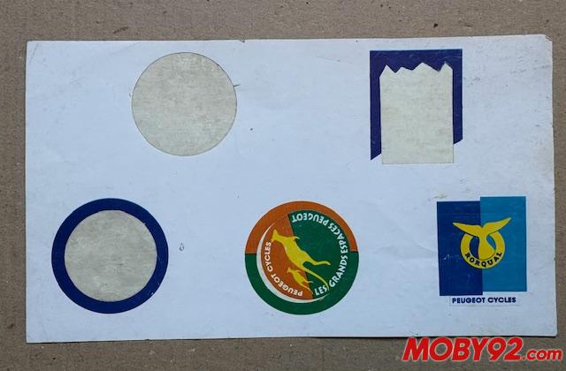 Autocollant peugeot cycles