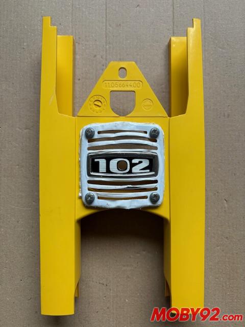 Cache fourche peugeot 102 jaune