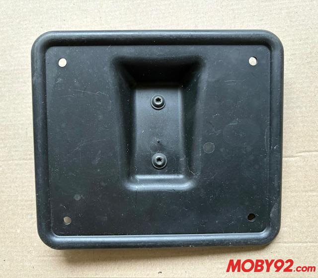 Support plaque d'immatriculation mobylette plastique