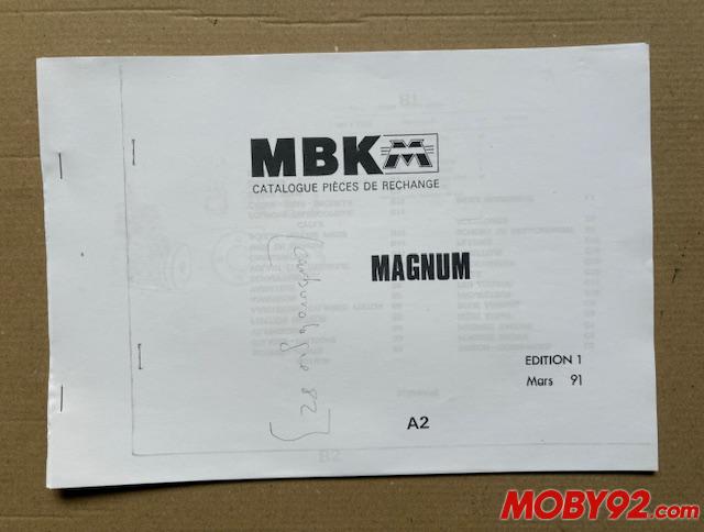 catalogue des pieces motobecane 51 MBK magnum
