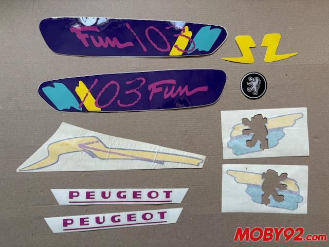 Lot 10 Autocollant 103 fun