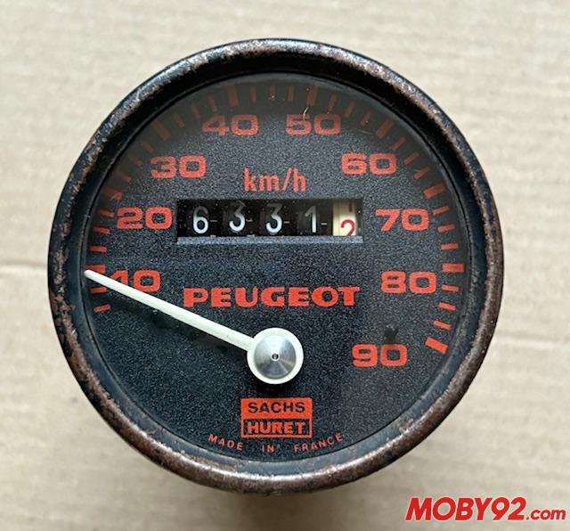 Compteur transval peugeot 103 SPX RCX occasion