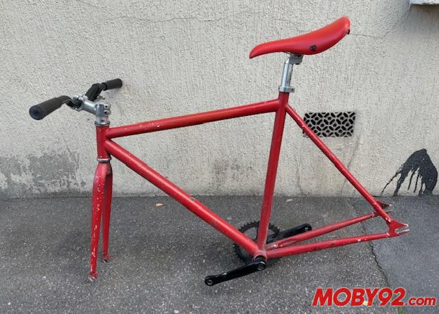 Velo &agrave; pignon fixe