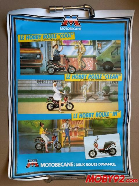 Affiche motobecane MBK hobby