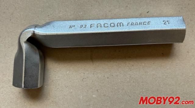 Cl&eacute; &agrave; bougie facom 21