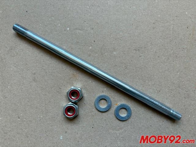 axe de roue 10 mm 221 mm