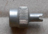 Bouchon valve schrader m&eacute;tal
