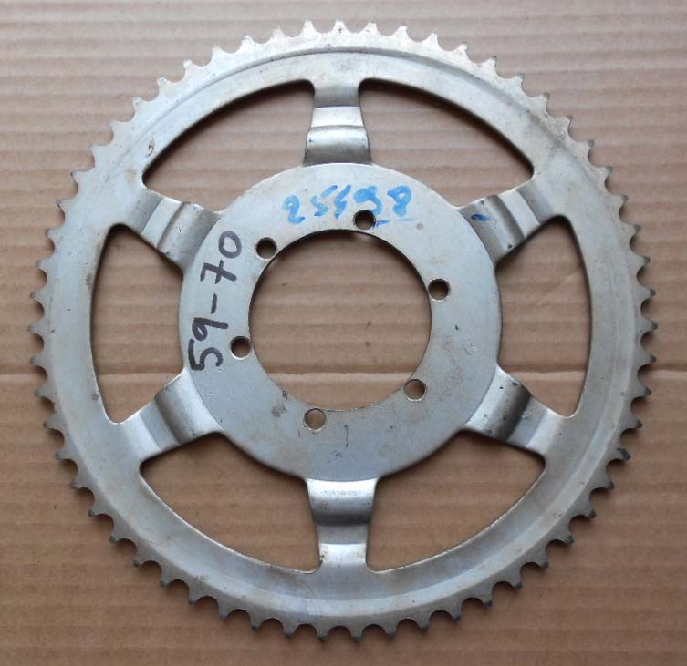 couronne 59 dents 70 mm