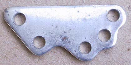 plaquette 5 trous selle solex longue