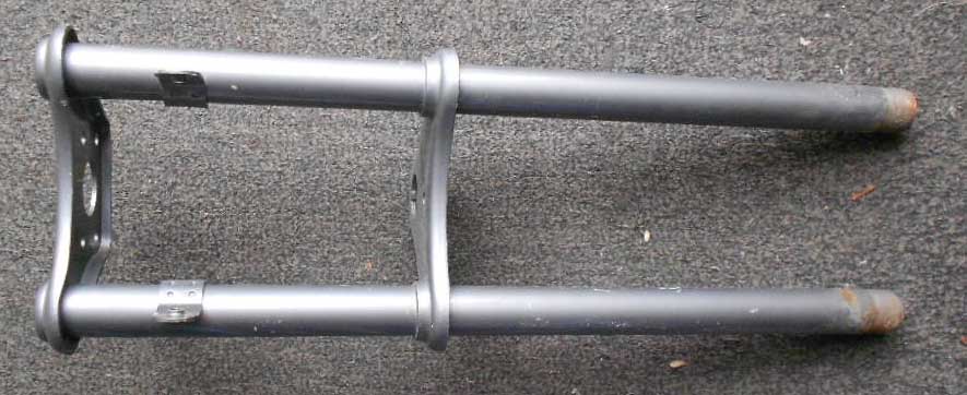 fourche motobecane au44 au48 gris metalisé