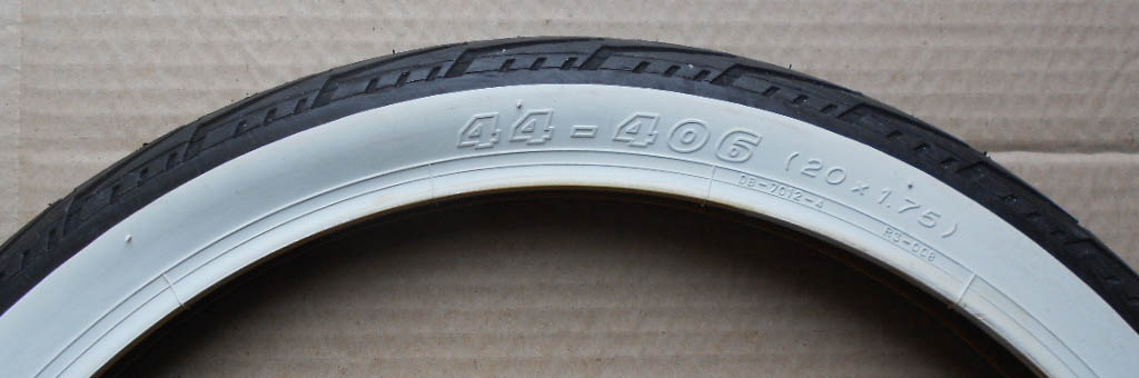 pneu velo michelin diabolo city 20x1.75 flanc blanc