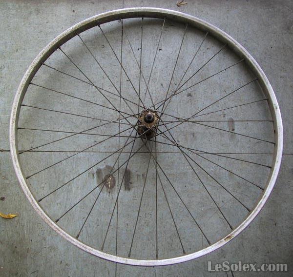 roue avant velo ancien 600 A occasion