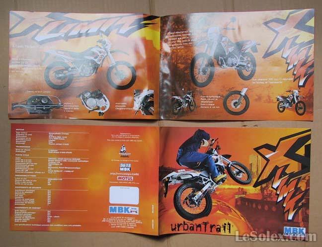 publicité moto scooter mbk x limit