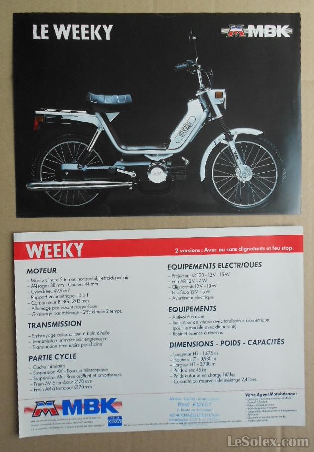 Pub MBK weeky cacharel et hobby