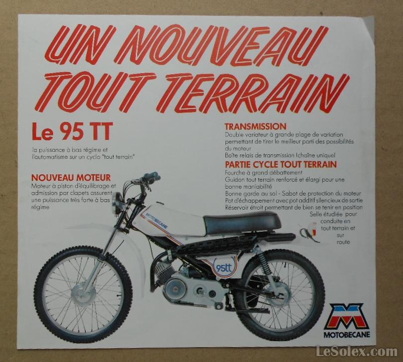 Pub motobecane 7 et 95TT