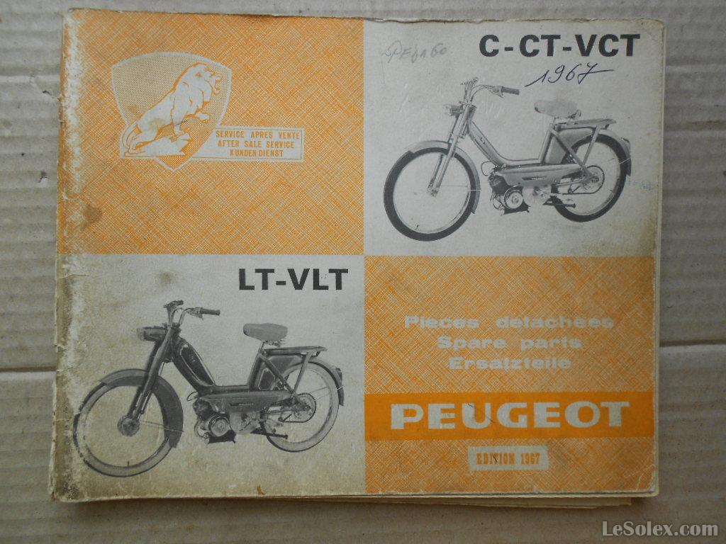 Catalogue pieces detach&eacute;es peugeot BB 1967