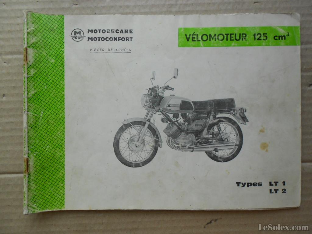 Catalogue pieces d&eacute;tach&eacute;es motobecane 125LT